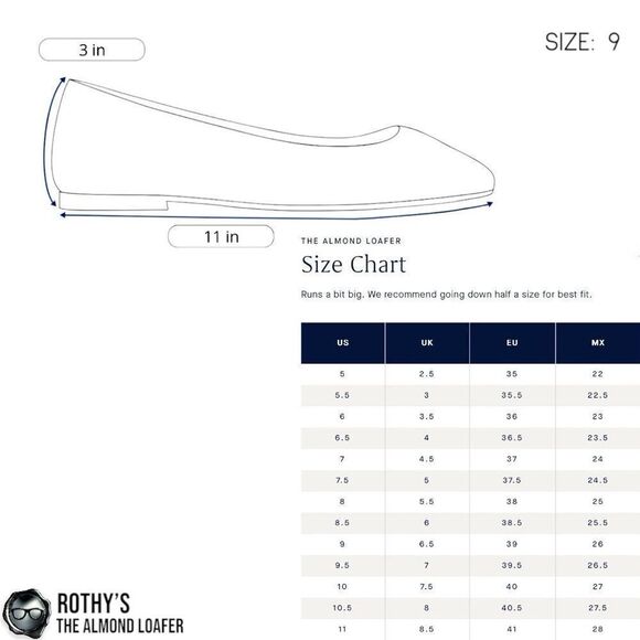 ROTHY’S ALMOND TOE LOAFER IN DESERT CAT LEOPARD PRINT WOMEN’S 9 SLIP ON SHOES - Picture 13 of 14